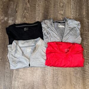 3xl long sleeve dry-fit training fit shirts PLUS SIZE set of 4